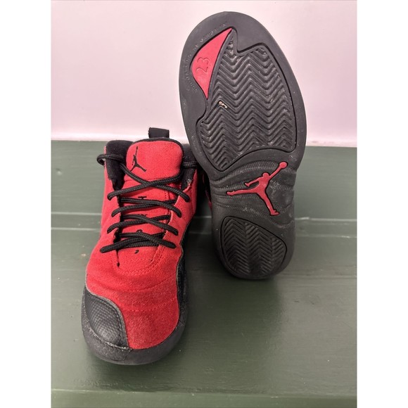 Nike Air Jordan 12 Retro 'Reverse Flu Game' 151186-602 Size 12C Kids - Picture 6 of 7